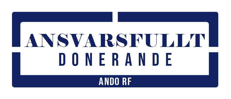 Ansvarsfullt Donerande AnDo rf logo